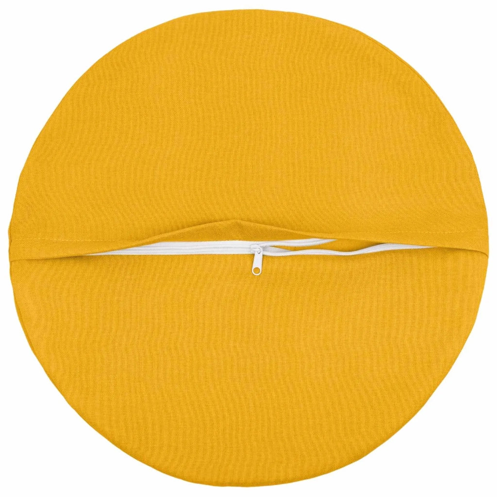Federa 2 pz HEERLEN Giallo Chiaro Ø 30 cm Tessuto 921873