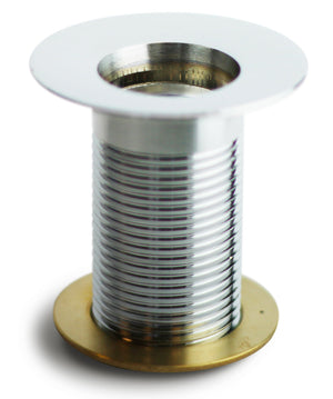 Piletta per Fontana da Giardino da 1" in Ottone Cromato con Tappo