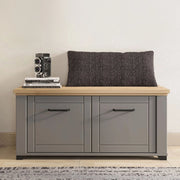 Menfi, Mobile da Ingresso un Ripiano, 103.5x41x47.5h cm Grigio