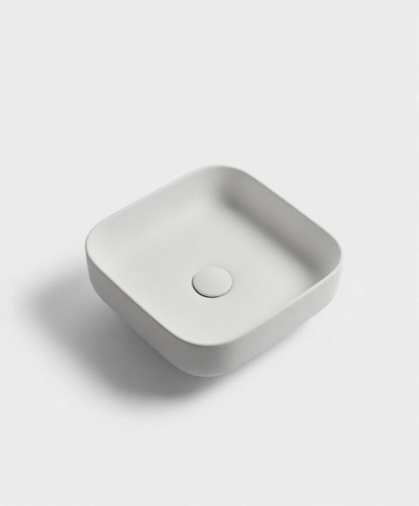 Lavabo appoggio 38,5 x 38,5cm BIANCO OPACO