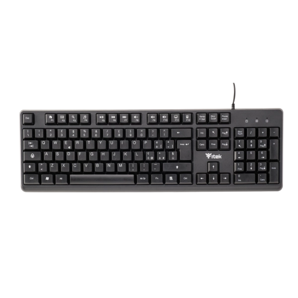 ITEK TASTIERA DGT C01  USB  105 TASTI , CAVO 1.5M