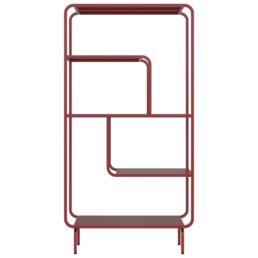 Console design in metallo rosso carminio CAPUCINE