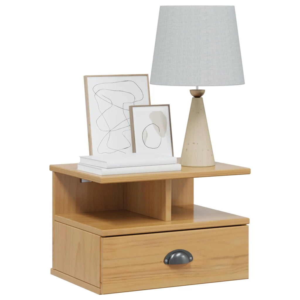 Armadio da Notte HILL Marrone miele 40 x 31 x 27 cm