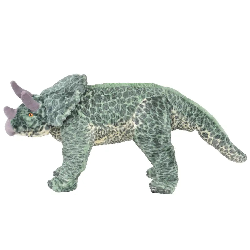 Dinosauro Triceratops in Peluche in Piedi Verde XXL CFW5842304