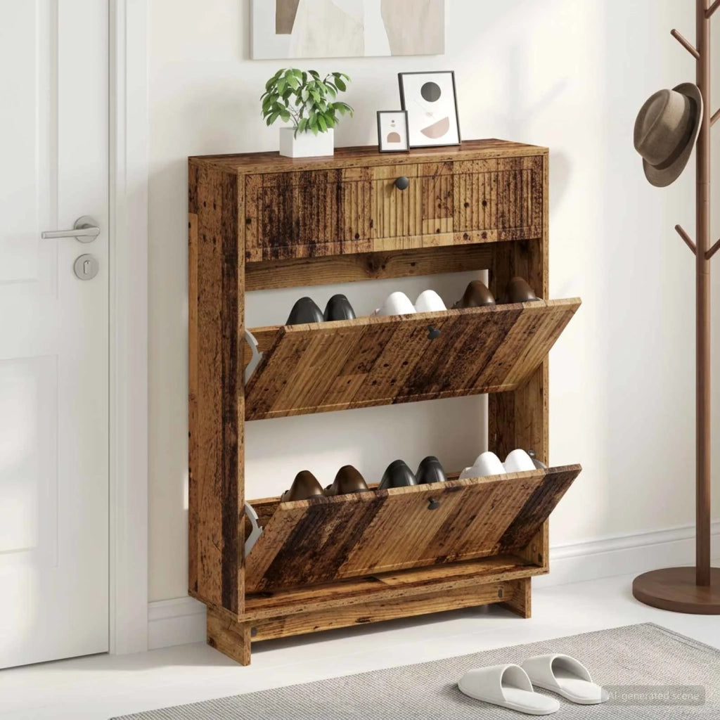 Mobile per scarpe EDE 78 x 24 x 103 cm Legno ingegnerizzato 896003