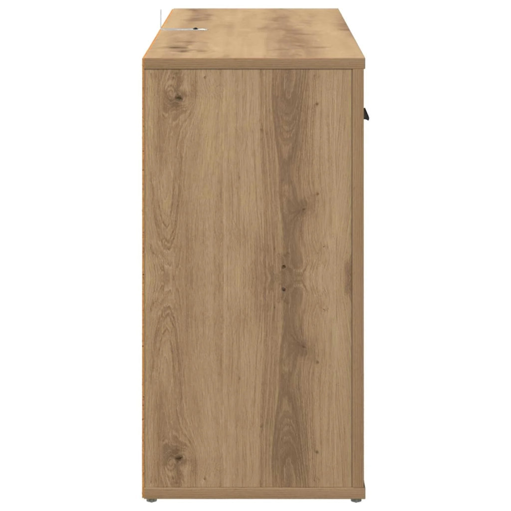 Credenza | Madia | Buffet da pranzo | Armadio da pranzo con cassetto Rovere artigianale 100 x 30 x 59,5 cm