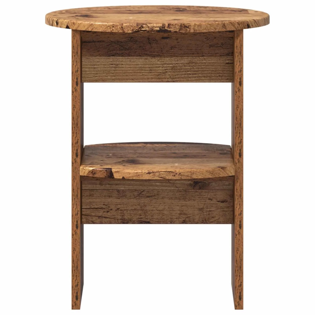 Mobile laterale Legno vecchio Ø40 x 50 cm Legno ingegnerizzato 899830