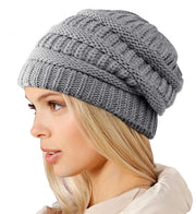 Muffe invernali con copertura soffice - Termica - Damski - Muffe con cappuccio - Tessuto a maglia - Muffe con cappuccio - Muffe con cappuccio in maglia a maglia - Muffe con cappuccio in maglia a maglia