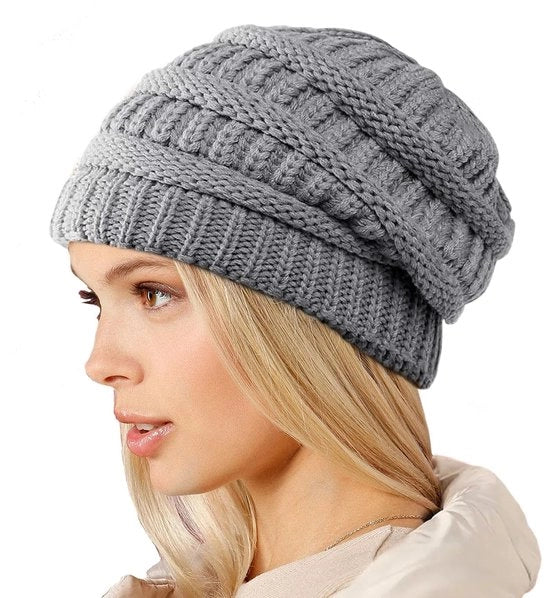 Muffe invernali con copertura soffice - Termica - Damski - Muffe con cappuccio - Tessuto a maglia - Muffe con cappuccio - Muffe con cappuccio in maglia a maglia - Muffe con cappuccio in maglia a maglia