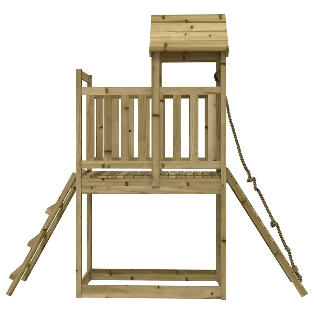 Casetta con Arrampicata in Legno di Pino Impregnato CFW2071477