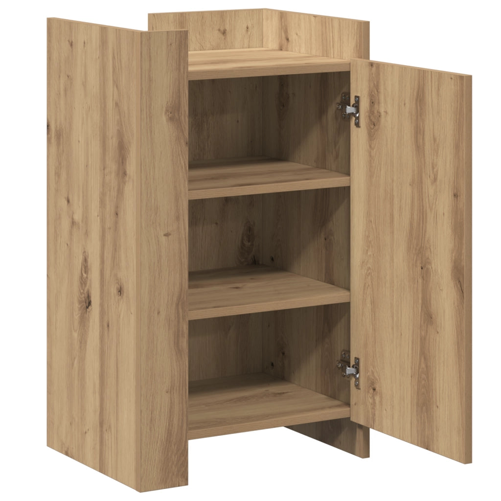 Credenza Rovere Artigianale 45x35x75 cm Legno Ingegnerizzato