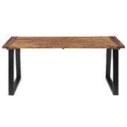 Tavolo da Pranzo | Tavolo da cucina in Legno Massello di Acacia 180x90 cm
