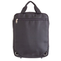 Zaino Porta Pc iPad Tablet in Poliestere Doppia Tasca Frontale Ravizzoni EGO Nero