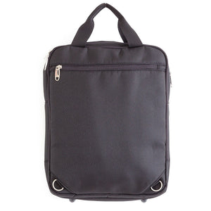 Zaino Porta Pc iPad Tablet in Poliestere Doppia Tasca Frontale Ravizzoni EGO Nero