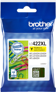 Brother LC-422XLY cartuccia d'inchiostro 1 pz Originale Giallo