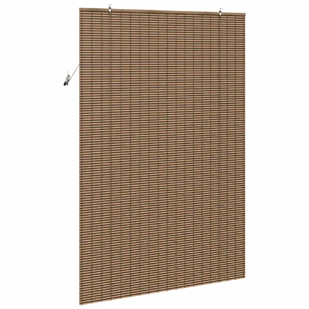 vidaXL Tenda per Finestra con tende Marrone 140 x 220 cm Bambù