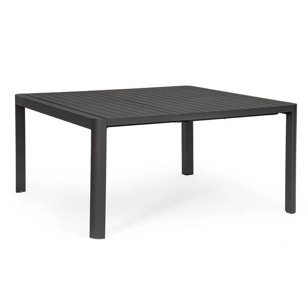 Tavolo da Giardino Allungabile in Alluminio 149x149 cm - HIDDEN