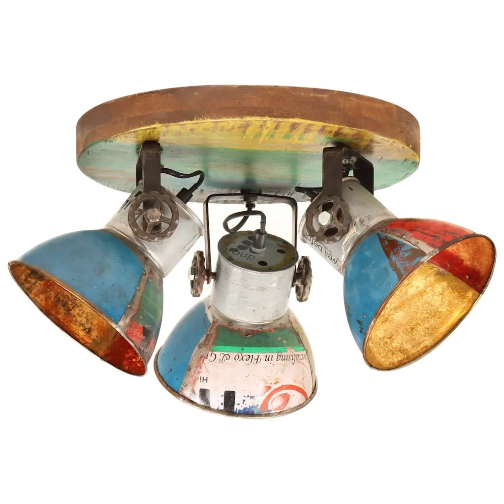 Lampada da Soffitto Industriale 25 W Multicolore 45x25 cm E27 344392