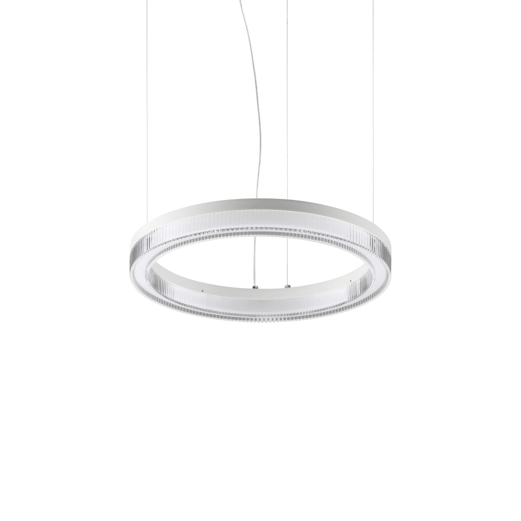 Lampada A Sospensione Crown 1 Luce Led Bianco