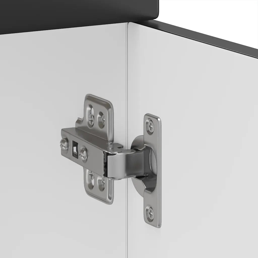vidaXL Base da Cucina Kalmar Nero in Legno Multistrato