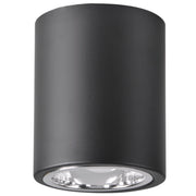 Faretto da soffitto tondo nero metallo E27 Polux Jupiter