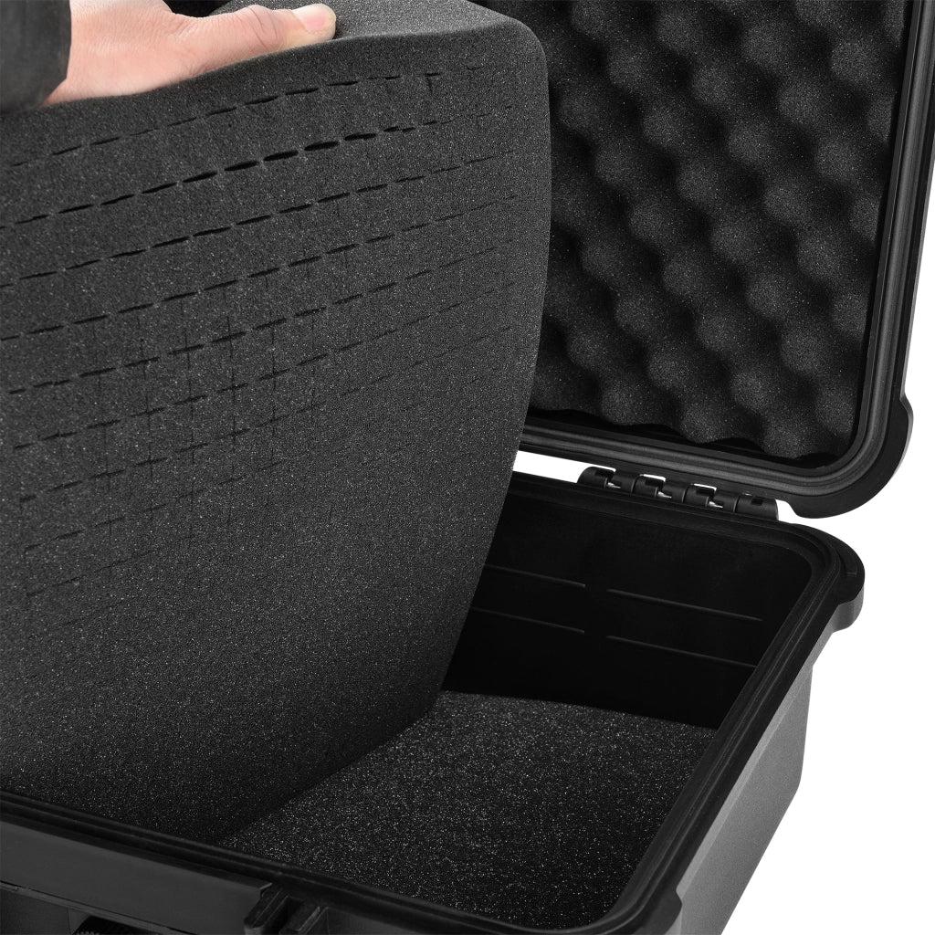 Custodia per fotocamera protezione IP55 35 x 29,5 x 15 cm nera 03_0008227