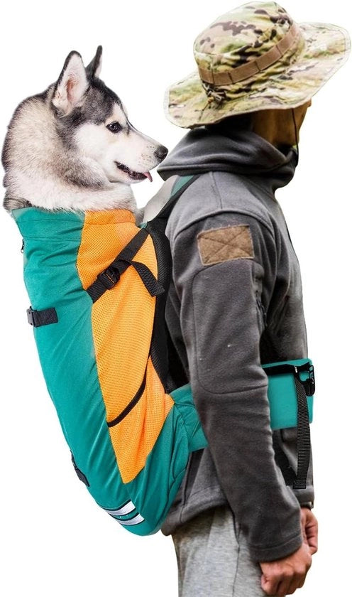 Zak da Spalla per Cani Piccoli - Adattabile - Ideale per Viaggi, Escursioni, Campeggio - Verde
