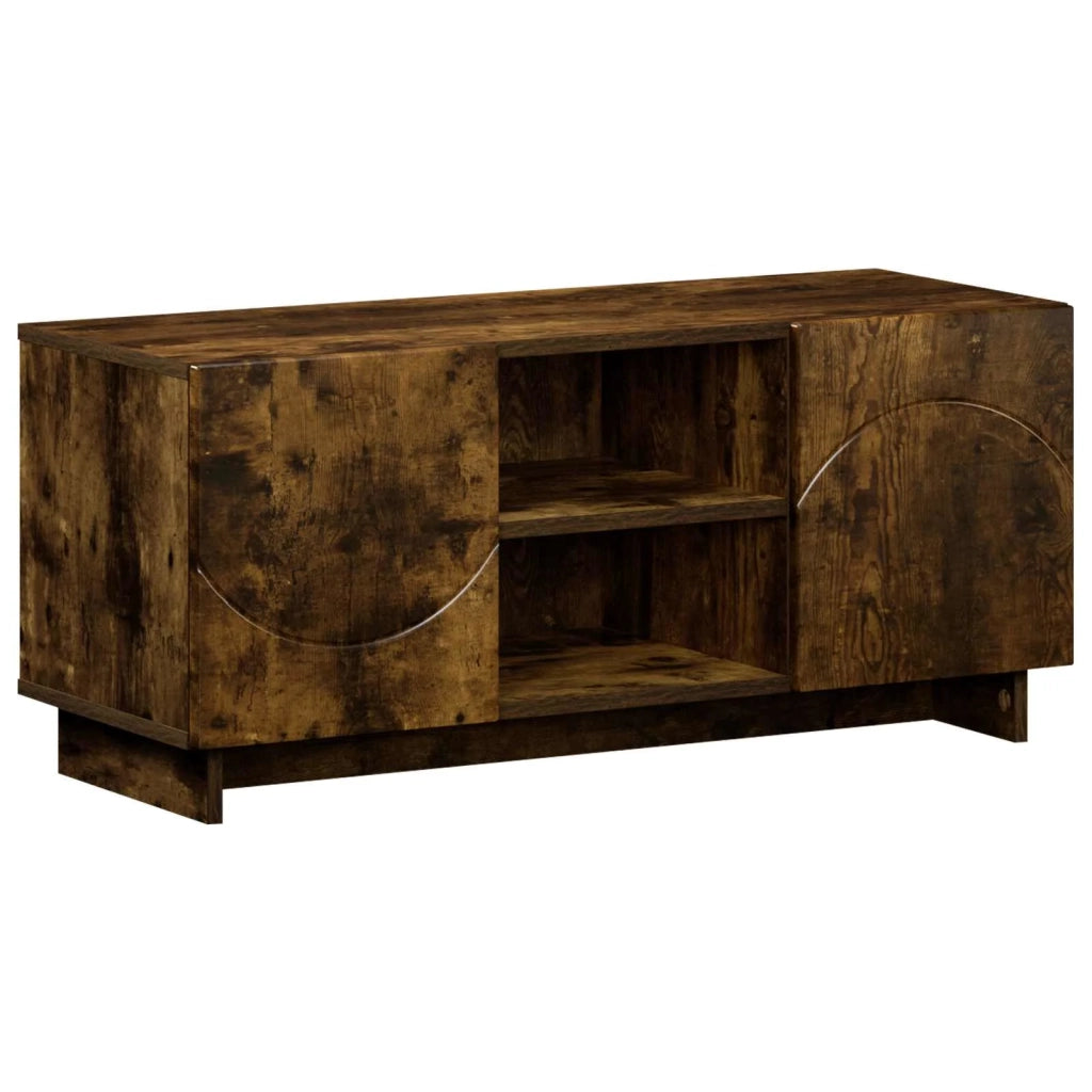 Supporto TV 90 x 34.5 x 40 cm Rovere Fumo Legno ingegnerizzato 8011482