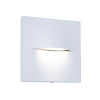 Segnapasso Quadrato Moderno Open Alluminio Bianco 3W Led 4000K