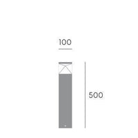 Paletto Basso Moderno Diamond Alluminio Grafite E Termoplastica 12W Led 4000K