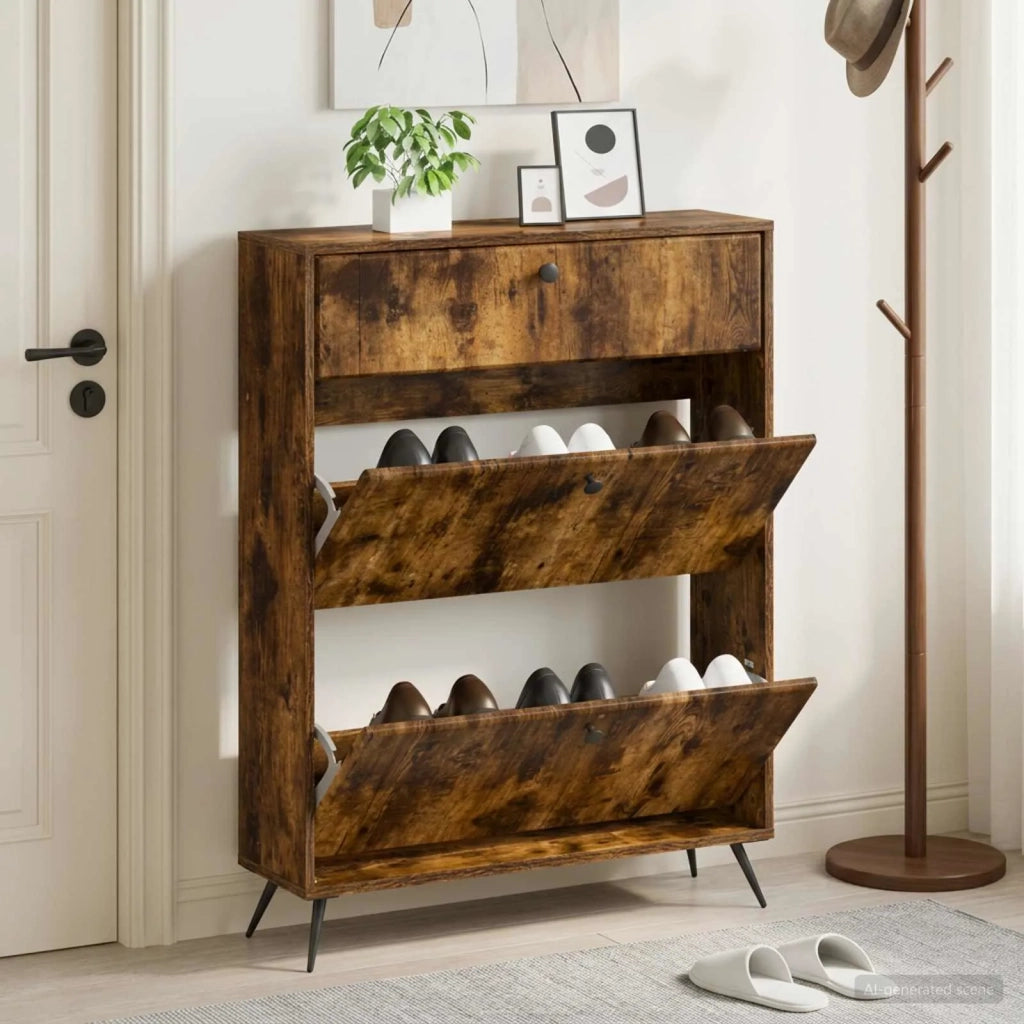Mobile per scarpe BREDA 78 x 24 x 103 cm Legno ingegnerizzato 897540