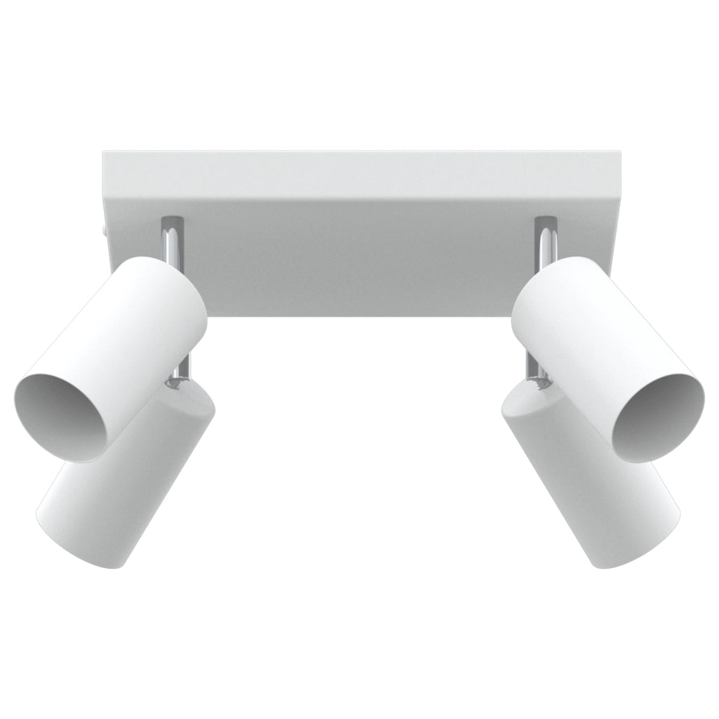 Faretto da soffitto 4 vie regolabile bianco GU10