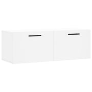 Armadietto a Muro | Mobile a Parete Bianco 100x36,5x35 cm in Legno Multistrato