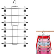 Hanger 4-in-1 Opvougbile - Antiscivolo - 6 strati - Hanger per Abito con Alta Capacità di Carico - Spazievitore