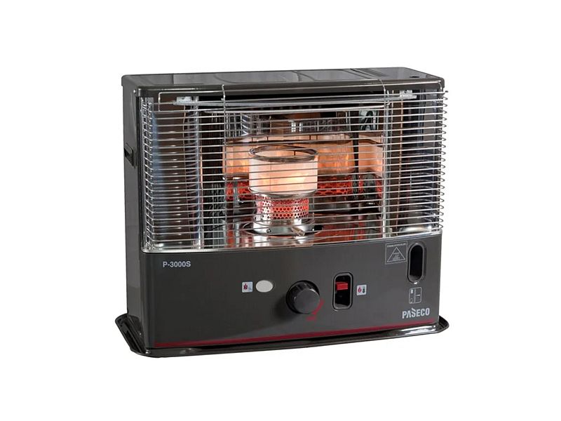 Stufa a combustibile liquido con stoppino Savichem Paseco 3000 S per ambienti di 45mq