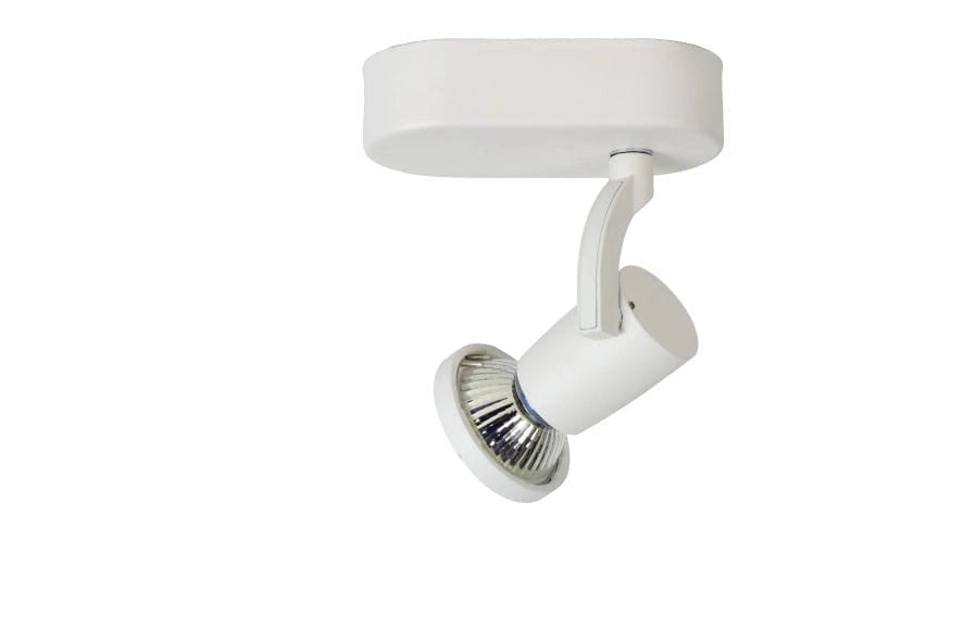 Faretto Lucide Jaster bianco GU10 LED 5W 2700K orientabile