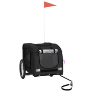 Rimorchio da Bici per Animali Nero Oxford e Ferro CFW6774300