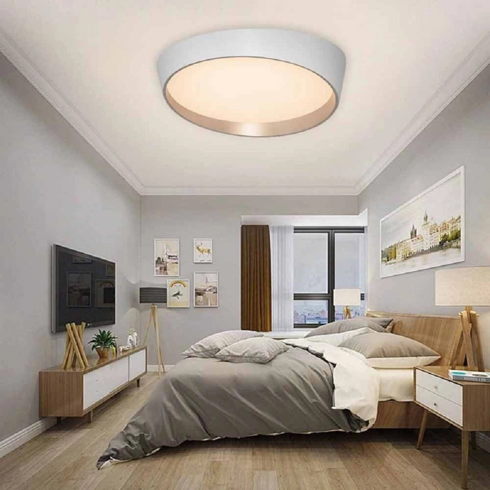 Trade Shop - Plafoniera A Led 46w Moderno Rotonda Irregolare Luce Fredda Calda Naturale C50-b -