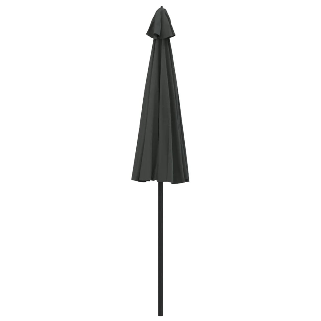 Ombrellone da giardino per esterni con palo in alluminio antracite da 270 cm 02_0008219