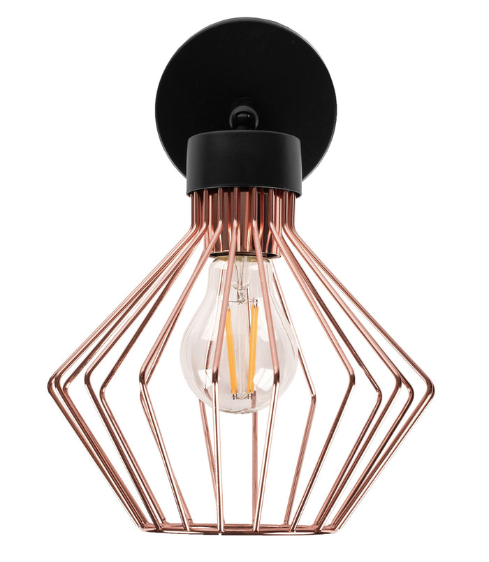 Lampada Da Parete Rose Black APP534-1W