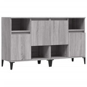 Buffet credenza cassettiera armadio mobile contenitore organizer per cucina soggiorno salotti set da 2 Sonoma 60 x 35 x 70 cm legno ingegnerizzato grigio 02_0036966