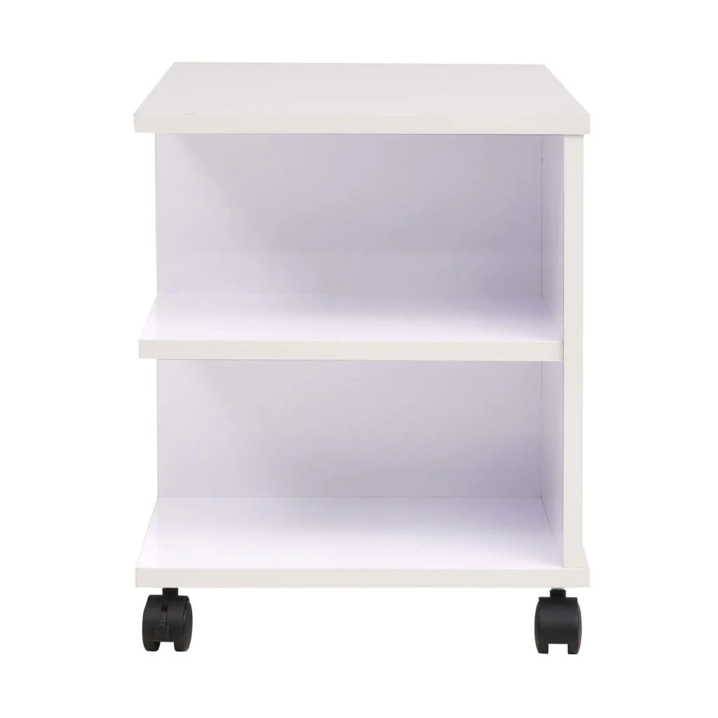 Mobiletto bianco con ripiani e ruote 50 cm codice 2702037/2