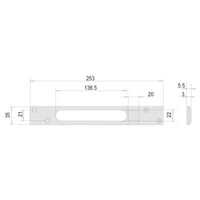 cisa art. 06220.20.0 contropiastra x serratura elettrica cod:ferx.99255