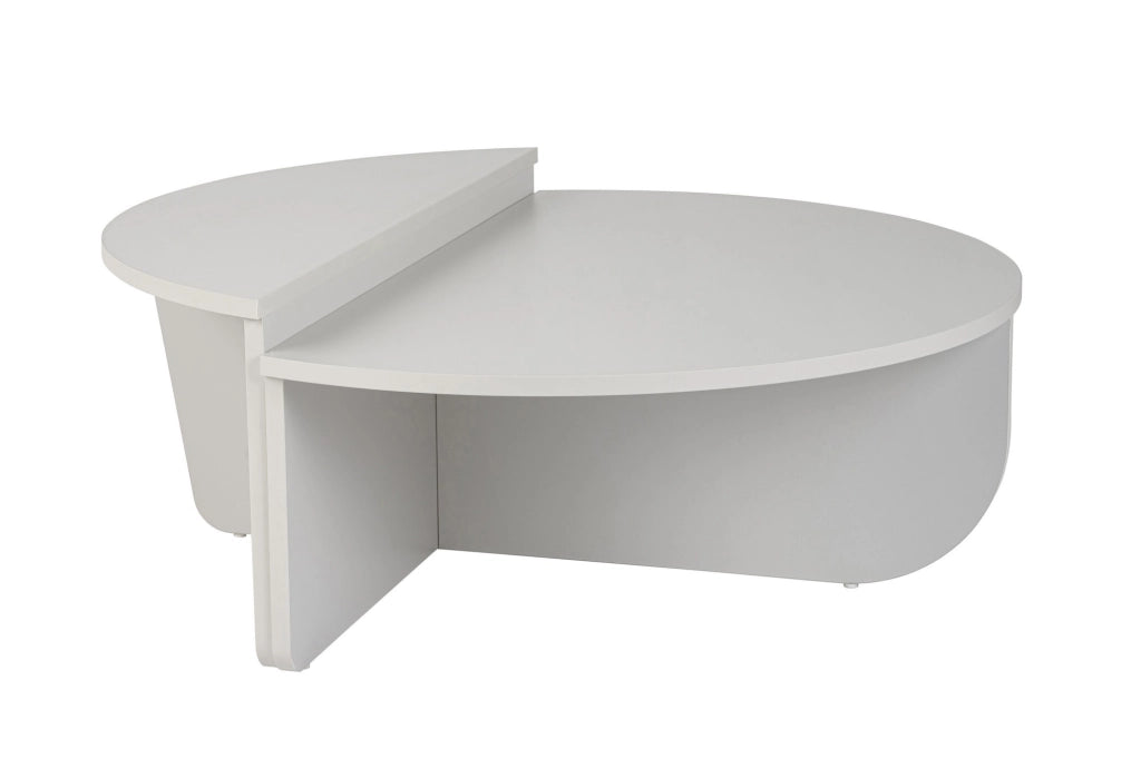 Tavolino in legno "Orion" - 90 x 60 x 30 cm - Bianco