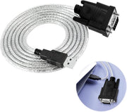 Adattatore seriale USB a RS232 DB9 compatibile con Windows 11/10/8.1 8/7/VISTA/XP Mac OS X 10.6 e successive versioni