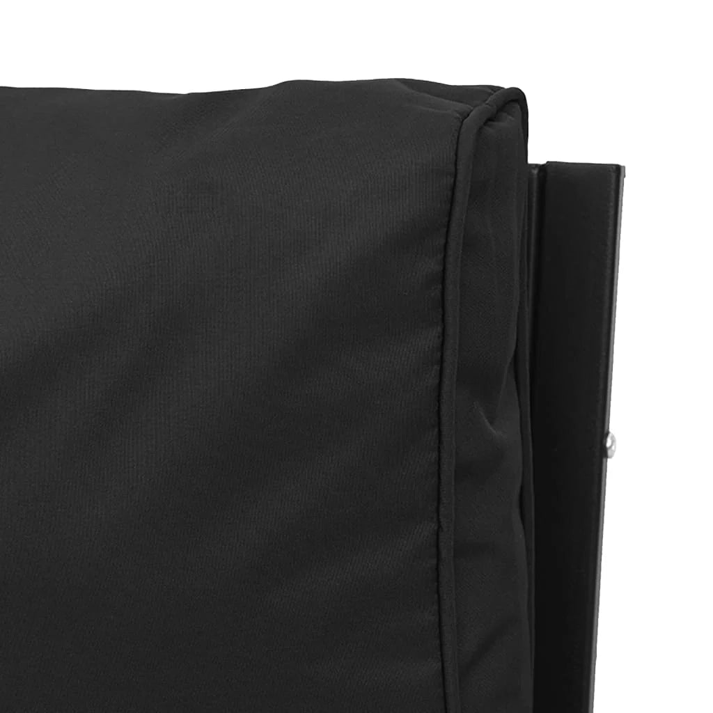 Set di mobili da giardino mobili da esterno 7 pezzi con cuscini acciaio grigio bambù 02_0017181