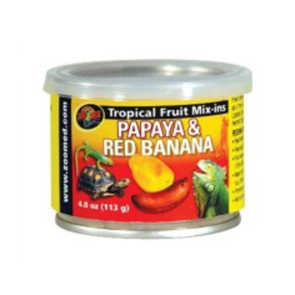 Zoomed Tropical Fruit Mix-ins Papaya-Red Banana 113gr