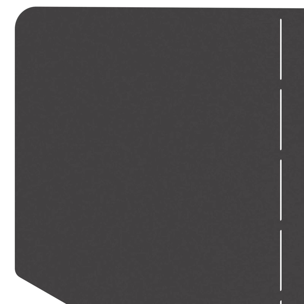 Bordura per Prato 100 x 45 cm Acciaio Nero 8008889