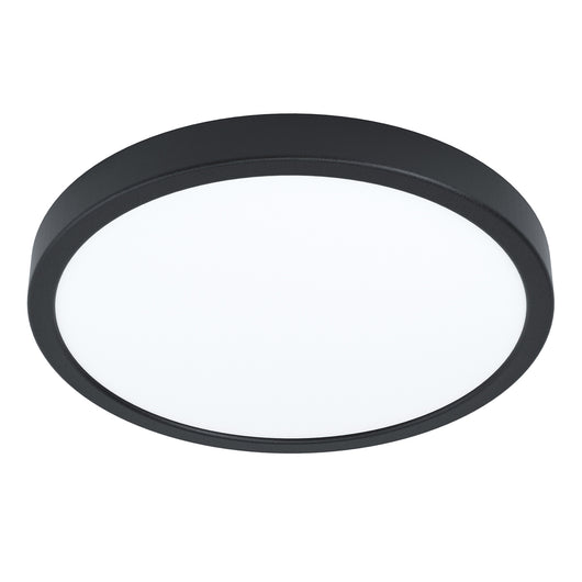 Plafoniera Moderna Fueva 5 Acciaio Nero Led Integrato 20,5W 3000K Ip44