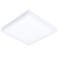 Plafoniera Moderna Fueva 5 In Acciaio Bianco Led Integrato 20,5W 3000K Ip44